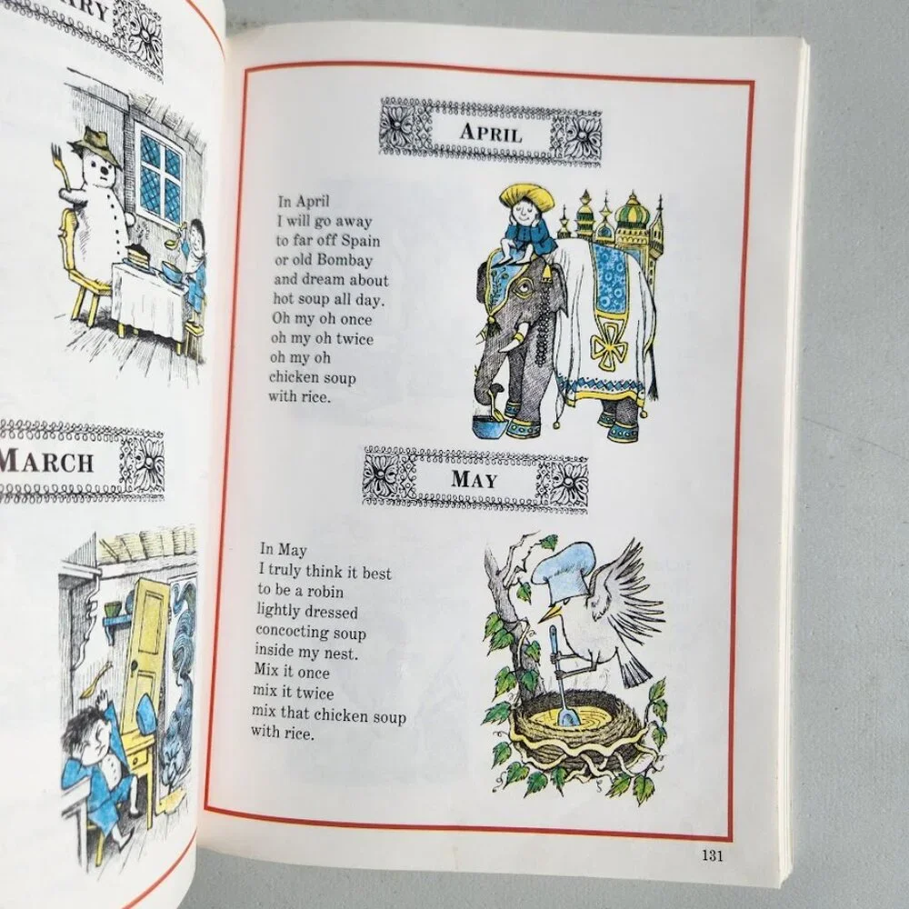Over the Mountain Vintage Book Short Stories Bedtime Songs Poems 3rd Grade by Da